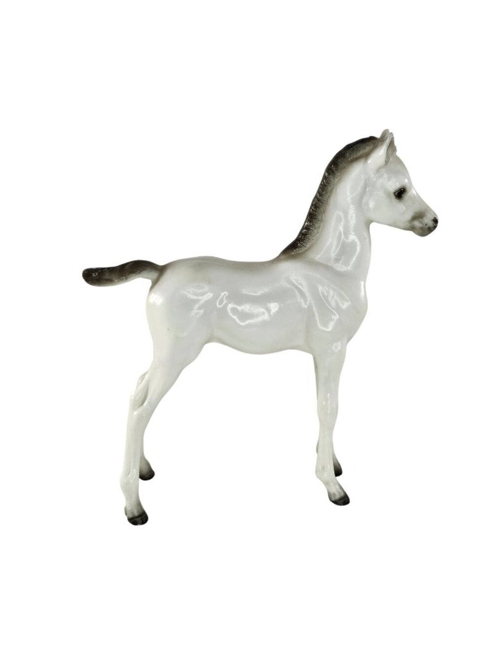 Breyer Horse Proud Arabian Foal Glossy Alabaster Traditional Model No Mold Mark